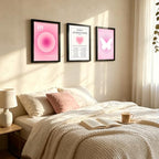 LIANGSU Black Framed Angel Number Affirmations Wall Art Pink Aura Gradient Butterfly Canvas Prints Boho Spiritual Positive Energy Wall Picture for Bedroom Living Room Office 12x16 Inch - color: Pink Affirmations Wall Art, size: 12x16 Inches
