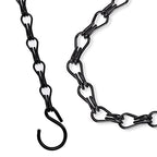 Heybe 20 Inch Hanging Basket Chain, 4 Point Hanging Chains with Hooks for Pot Planters Bird Feeders Lantern Lamp,Extended Hangers for Hanging Badkeys(20Inch, 4 Point) - size: 20 inches, style: 4 point