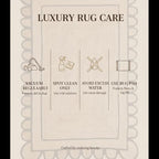 Braided Scalloped Jute Rug Natural with Black Trim, Handmade Farmhouse Boho Area Rug for Entryway, Kitchen, Hallway, Living Room, Bedroom, Rustic Woven Floor Rug - (Black- 3X5 ft) - size: 3' x 5' (Rectangular)