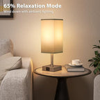 aooshine Dark Grey Touch Lamps Set of 2 - Nightstand Lamp with USB-C + A Charge Ports & AC Outlets, 3-Way Dimmable Bedside Lamp, Small Table Lamp Light for Bedroom (Bulb Included) - color: Grey-Grey