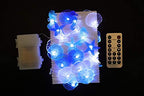 Starryfill Beach Theme 36 LED String Lights Jellyfish Seahorse Starfish 12.96ft Battery Operated Waterproof Cold White with Remote Control and Timer for Patio Wedding Nursery Bedroom Party Birthday - color: Jellyfish