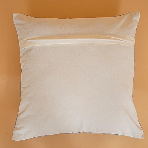 Indian Cotton Cushion Cover Sabra Kilim Pillow Cover Designer Decorative Sofa 18x18 Inche Handwoven Cushion Case for Farmhouse Home Decor Spring Decorative Pillow (Pattern 11) - color: Pattern 11