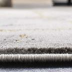 SAFAVIEH Craft Collection Runner Rug - 2'3" x 6', Grey & Gold, Modern Abstract Design, Non-Shedding & Easy Care, Ideal for High Traffic Areas in Living Room, Bedroom (CFT877F) - color: Grey/Gold, size: 2'3" x 6' (Runner)