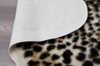 Huichenxing2021FURSTORE Leopard Rug Cheetah Print Rugs for Living Room Bedroom Faux Animal Print Area Rug Cowhide Skin Mat 6.2x8.2ft - color: Multi Leopard 98"l X 74" W