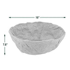 Arcadia Garden Products Extra Durable 1549B 16-inch Coco Liner for Round Hanging Basket Planters, Natural Coconut Fiber Replacement Liner for Garden Outdoor Flower Pots - size: 16-Inch, style: Round Basket