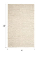 SAFAVIEH Natural Fiber Collection Area Rug - 5' x 8', Ivory, Handmade Jute, Ideal for High Traffic Areas in Living Room, Bedroom (NF520A) - size: 5' x 8' (Rectangular)