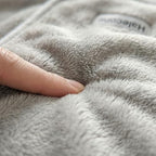 Fleece Throw Blanket 50" x 70" - Soft Cozy Polyester Plush Blanket, Lightweight Warm Throw for Couch Bed Sofa Chair, All Season Use, Grey - color: Grey