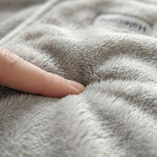 Fleece Throw Blanket 50" x 70" - Soft Cozy Polyester Plush Blanket, Lightweight Warm Throw for Couch Bed Sofa Chair, All Season Use, Grey - color: Grey
