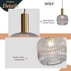 BOKT Modern 1-Light Gold Globe Pendant Light Mid Century Smoke Gray Ceiling Pendant Lighting Glass Ball Round Pendant Lamp Single Brushed Brass Pendant Light Fixture Kitchen Island (Smoke Gray) - color: Smoke Gray