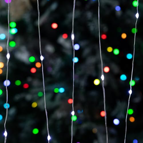 Fairy Lights Plug in,328FT 1000LEDs Waterproof Led String Lights,8 Modes Remote Twinkle Light for Outdoor Indoor Christmas Wedding Birthday Garden Party Decorations,Silver Wire,Cool White - color: Cool White, size: 328FT 1000Leds