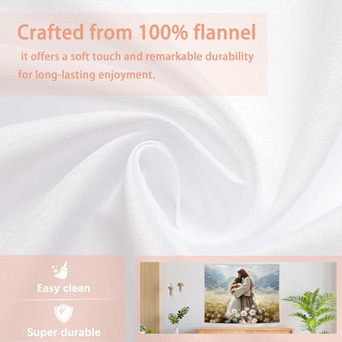 AQYIP Jesus Hugs Woman Christian Tapestry, Daisy Flower Field Jesus Tapestry Decorative, Christian Room Decor, Religious Wall Tapestries Blanket Decor for Home Office Church, 50x60 Inch - color: jesus