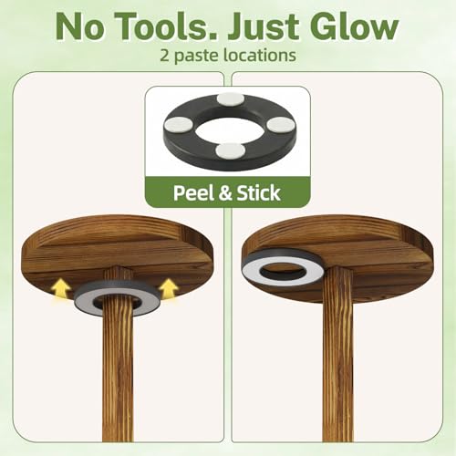 iDavosic.ly 3 Tier Plant Stand Indoor with Grow Light, Tiered Corner Wood Multiple Flower Holder Shelf, Tall Orchid Display Rack for Living Room Bedroom, Brown - color: Pine Brown with Light, size: 3 Tiers