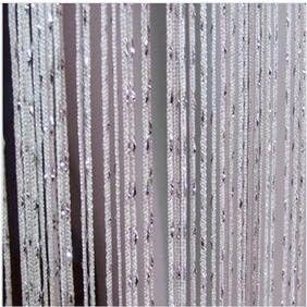 ave split Decorative Door String Curtain Wall Panel Fringe Window Panel Drapes Room Divider Blind Divider Tassel Screen Home 100cm*200cm (white1) - color: White1