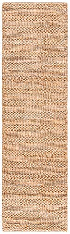 SAFAVIEH Natural Fiber Collection Runner Rug - 2'3" x 6', Natural, Handmade Jute, Braided Woven Design, Ideal for Living Room, Bedroom (NF212A) - color: Natural, size: 2'3" x 6' (Runner)