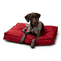 South Pine Porch Mila Square Tufted Pillow Style Dog Bed, Scarlet, Medium (32" x 32") - color: Scarlet, size: Medium (32" x 32")