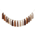DrCor Boho Terracotta Rainbow Tassel Garland – Classroom Decor for Teachers, Bulletin Board Decorations, Back to School Wall Hanging for Nursery, Kids Room, Baby Shower & Party Decor
