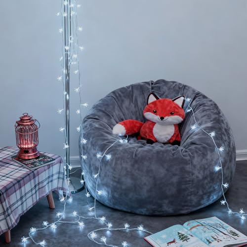 JACUXLSS Fairy Cool White Flower String Lights, 33ft 100 LED Plug in 8 Lighting Mode Cherry Blossom Indoor Wall Ceiling Window Decorations, Aesthetic Lamp Decor for Christmas Holiday Easter Bed Room - color: White