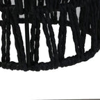 Oedema Rattan Lamp Shade Black Lamp Shade Woven Lampshade 5.9" Height, 4.52" Width, Cylinder Decor Lampshade