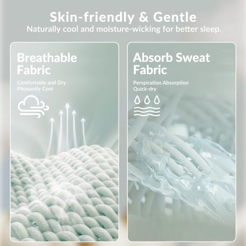 Exclusivo Mezcla 100% Cotton Muslin Throw Blanket for Couch, 4-Layer Moisture-Wicking and Breathable Ultra Soft Gauze Blanket for Spring Summer, 50"x60", Pure White - color: Pure White, size: Throw (50"x60")