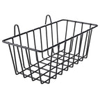 Yaegoo 6 Pack Wire Baskets, Wall Grid Panel Hanging Wire Basket, Black