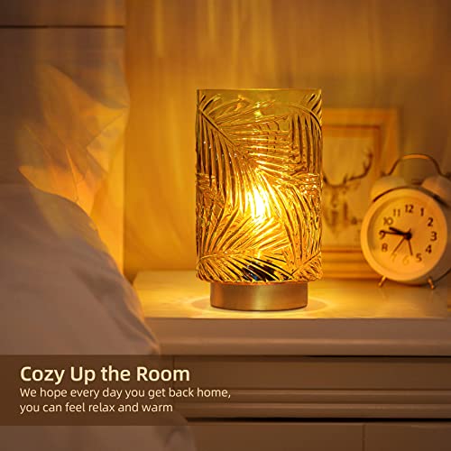 Battery Operated Table Lamp, Cordless Lamps for Home Decor, Battery Powered Nightlight with LED Bulb with Timer, Decorative Lights for Living Room Bedroom Tabletop Entryway Centerpiece Gift(S Yellow) - color: Yellow, size: Small