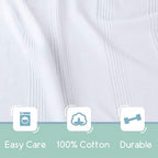 Vellux 100% Cotton Blanket, King, 108x90, White | Soft, Breathable Knit, Lightweight, All Season, Machine Washable, Oeko-Tex Certified, Hotel Quality - color: White, size: King
