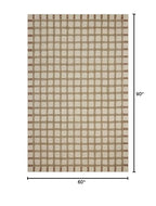 Loloi Magnolia Home by Joanna Gaines Waylon Collection WAY-02 Natural/Rust 5'-0" x 7'-6" Area Rug - color: Natural / Rust, size: 5' x 7'6" (Rectangular)