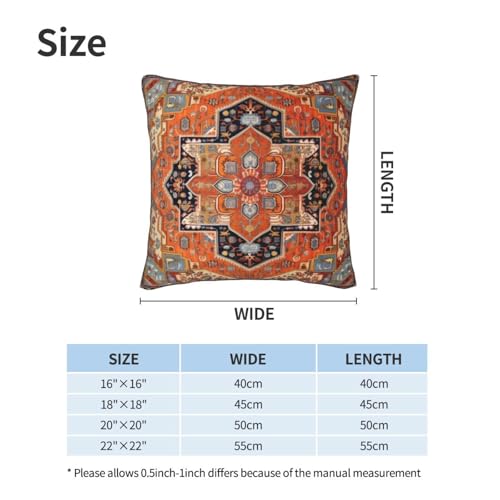 Geometric Bohemian Throw Pillow Covers 18 X 18 Inch Set of 2 Pillow Cases Decoration Cushion Cover for Sofa Bedroom Living Room Outdoor - color: Geometric Bohemian