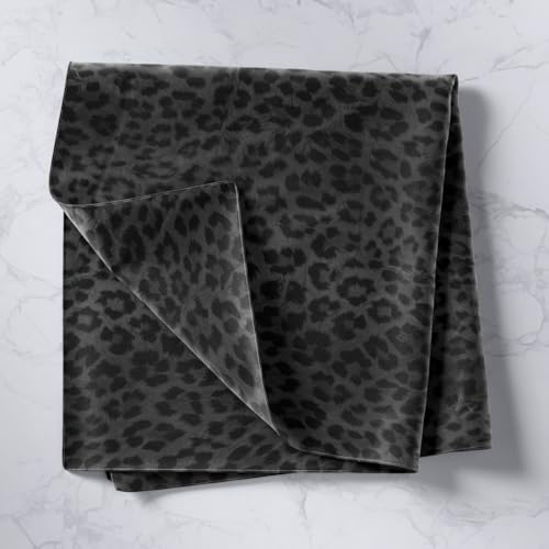 Feelyou Black Leopard Tapestry Cheetah Decor Wall Hanging Geometric Wall Tapestry African Safari Animal Tapestries Modern Abstract Pattern for Kid Boy Men Artwork, Small 51"x59" - color: Black, size: 59"L x 51"W