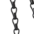 garini 3 Pack, 23 Inch Hanging Baskets Chain, Hanging Chains with Hooks Flower Pot Chain Replacement Plant Hangers for Planters, Bird Feeders and Lanterns(Black)… - color: Black, size: 3P