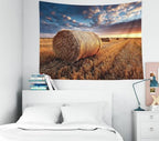 EMMTEEY Fall Tapestry Farmhouse Field Straw Nature Tapestry 50X60 Vertical Wall Art for Bedroom Living Room Fall Backdrop - color: Fall-1, size: 50"L x 60"W
