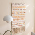 BMIDRUT Macrame Woven Tapestry Wall Hanging Tapestry Bohemian Tapestries Art Tapestry for Home Apartment Dorm Room Backdrop 20x35 Inch - color: C1