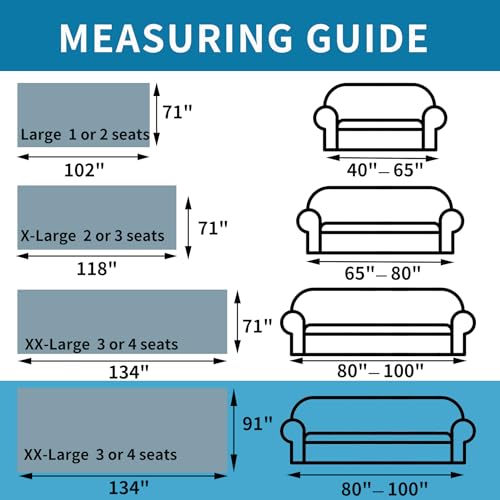 HAOMAIJIA Boho Sofa Covers Couch Covers for 3 Cushion Couch Sofa Pet Friendly Soft Thick Non Slip Couch Cover for Dogs Washable Sectional Couch Covers L Shape Furniture Protector (Green, 91"x134") - color: Sage Green, size: 91"x134"