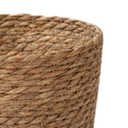 MagiDeal Woven Planter Basket,Storage Bins Ornament Flower Vase Flower Pot Planter Containers for Kitchen Home Outdoor,Office Picnic, M - size: Medium