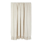 DII Chevron Throw Collection Handloomed Cotton, 50x60, Off-White - color: Off-white, size: 50x60"