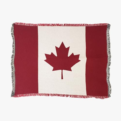 Pure Country Weavers Canada Flag Blanket - Gift Tapestry Throw Woven from Cotton - Made in The USA (69x48) - color: Canada Flag