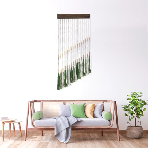 HFWDGTAO Macrame Wall Hanging, Boho Wall Decor, Home Decor - Unique Art Handmade Woven Tapestry, Bedroom Living Room Gallery Bedroom Corridor Background Wall Art Decoration