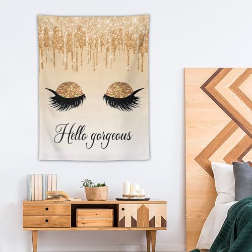 Eyelashes Tapestry Wall Hanging Tapestries Wall Backdrop Room Poster Art Aesthetic Decor for Home Office Bedroom Living Room Dorm 30"x40" - color: Eyelashes-1, size: 40"L x 30"W