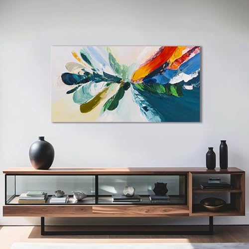 Canvas Wall Art Decor Wall Art Pictures For Living Room Blue White Wall Art Decor Canvas Abstract Art Colorful Abstract Wall Art Prints Art Work For Bedroom Office Kitchen Home Wall Decor 20" x 40" - color: XY-G, size: 40"L x 20"W