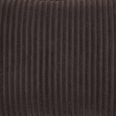 Better Trends Chenille Bedspreads Twin Size, Chocolate 100% Cotton Chenille Stripe Design Tufted Bedding Coverlet Soft Lightweight, 96"x110" with 1 PC Sham 2 Pieces Set Jullian Collection