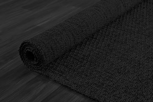 Easy Jute Rug 5x7 Indoor Outdoor Natural Rugs Solid Fiber Rug Woven Area Rug Boho Easy Clean Inside Carpet for Living Room Bedroom Dining Room Hallway or Outdoor Patio Porch (5 X 7 Dark Grey) - color: Dark Grey, size: 5' x 7' (Rectangular)