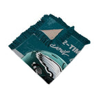 Northwest NFL Philadelphia Eagles 2025 Super Bowl LIX Multi Champ Powerhouse Woven Tapestry Wall Hanging, 48 x 60 Inches, Officially Licensed, Decorative Fringes