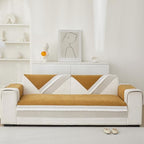 VClife Modern Couch Cover, Non Slip Dog Sofa Cover, Yellow, 35.4" x 63" | Pet-friendly Sofa Covers, Scratch-resistant, Waterproof, Non Slip That Stay Firmly In Place, Durable and Machine Washable - color: 01# Mustard Yellow, size: 35.4" x 63"