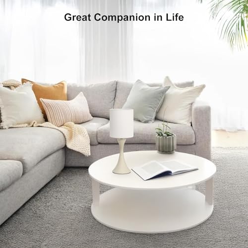 Seaside village Dimmable Bedside Lamp, 3 Way Touch Control Table Lamp, Modern Nightstand Lamp with Beige Shade and Cream Base, Small Desk Lamp for Living Room, Dorm, Home Office, 9W LED Bulb Included - color: Cream Base with Beige Shade