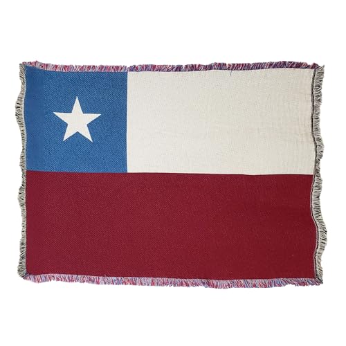 Pure Country Weavers Chile Flag Blanket - Gift Tapestry Throw Woven from Cotton - Made in The USA (69x48) - color: Chile Flag