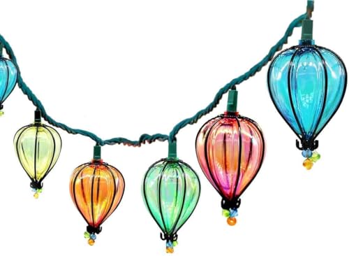 DOGHLY 11FT Fairy String Lights with 10 Color Bulbs Decorations, Outdoor Tropical Beach Theme Lights Patio String Lights for Party Camping Wedding Decor, UL Listed, Connectable,1 Pcs - size: 1 Pcs
