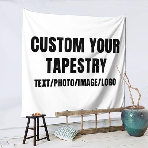 Personalized Tapestry Custom Tapestry Upload Images Banners and Signs Customize For Bedroom Tapestrys Decor Living Room Home - size: 59"L x 59"W