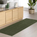 Nuloom Kailani Green, 2'8" x 8', Geometric, Soft and Cozy, High Traffic, Stain Resistant, Easy Clean, Durable Washable Runner for Bedroom, Living Room, Dining Space, Den, Foyer, Entryway - color: Green, size: 2'8" x 8' (Rectangular)