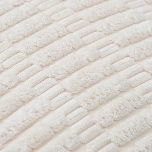 Chunky Knit Pillow Covers for Couch, Textured Cushion Cases for Sofa and Bed, Decorative Pillow Covers - color: Beige Corn Kernels Pillowcase