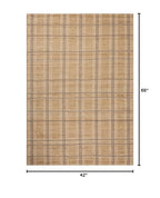 Loloi Chris Loves Julia Judy Collection JUD-02 Natural/Stone 3'-6" x 5'-6" Accent Rug - color: Natural / Stone, size: 3'6" x 5'6" (Rectangular)